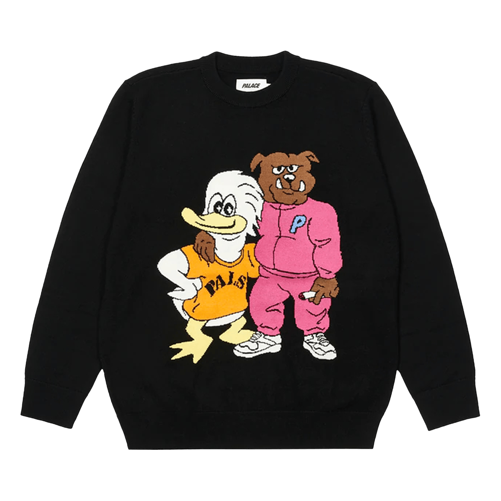 Palace Dog And Duck Knit 'Black'
