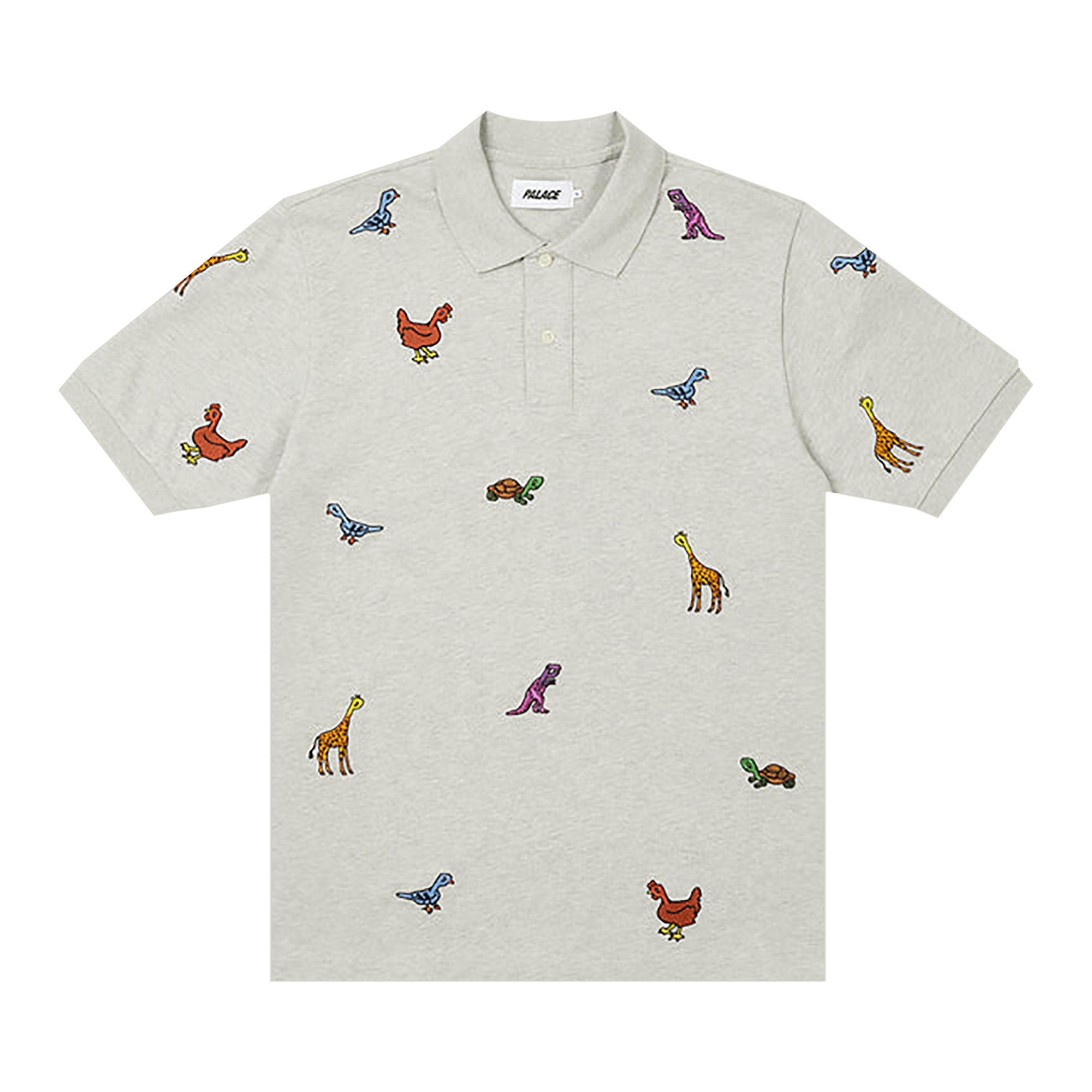 Palace Animals Polo 'Grey'