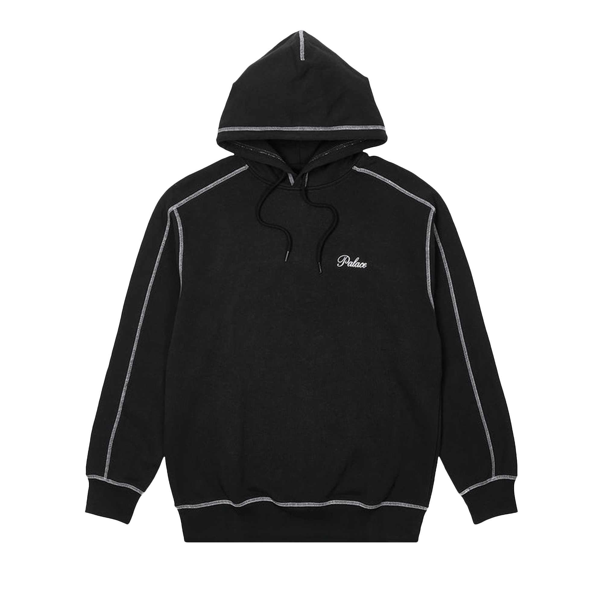 Palace Chain Stitch Hood 'Black'