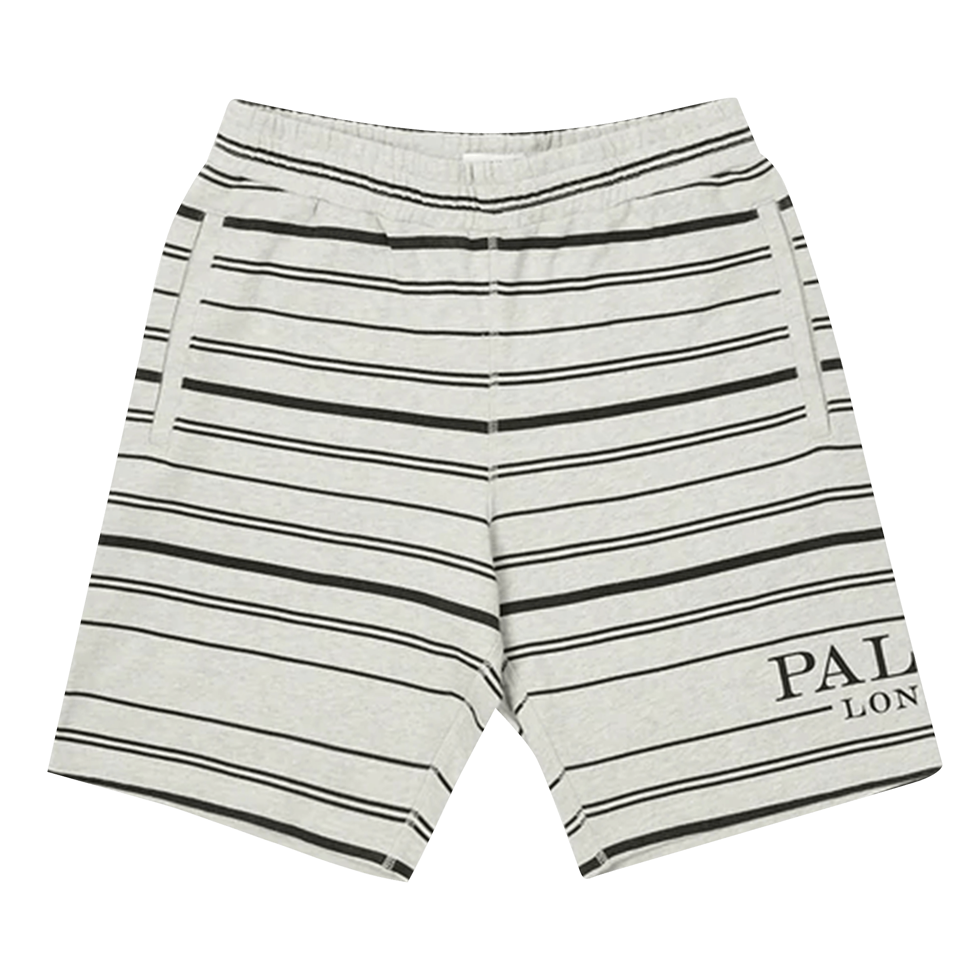 Palace Printed Stripe Shorts 'Grey Marl'