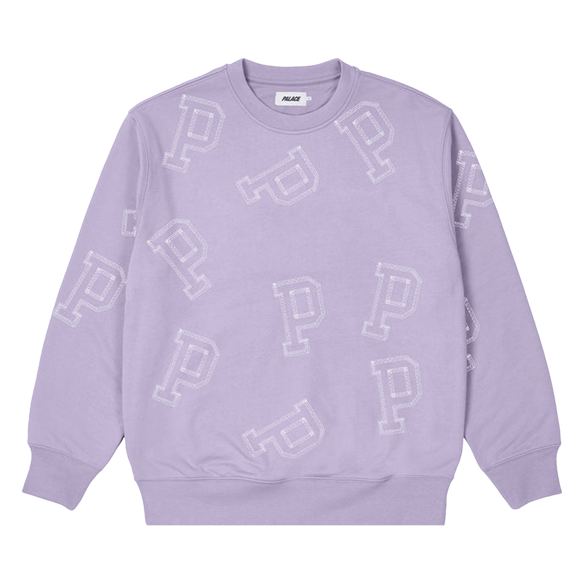 Palace Multi P Flatlock Crew 'Lilac'