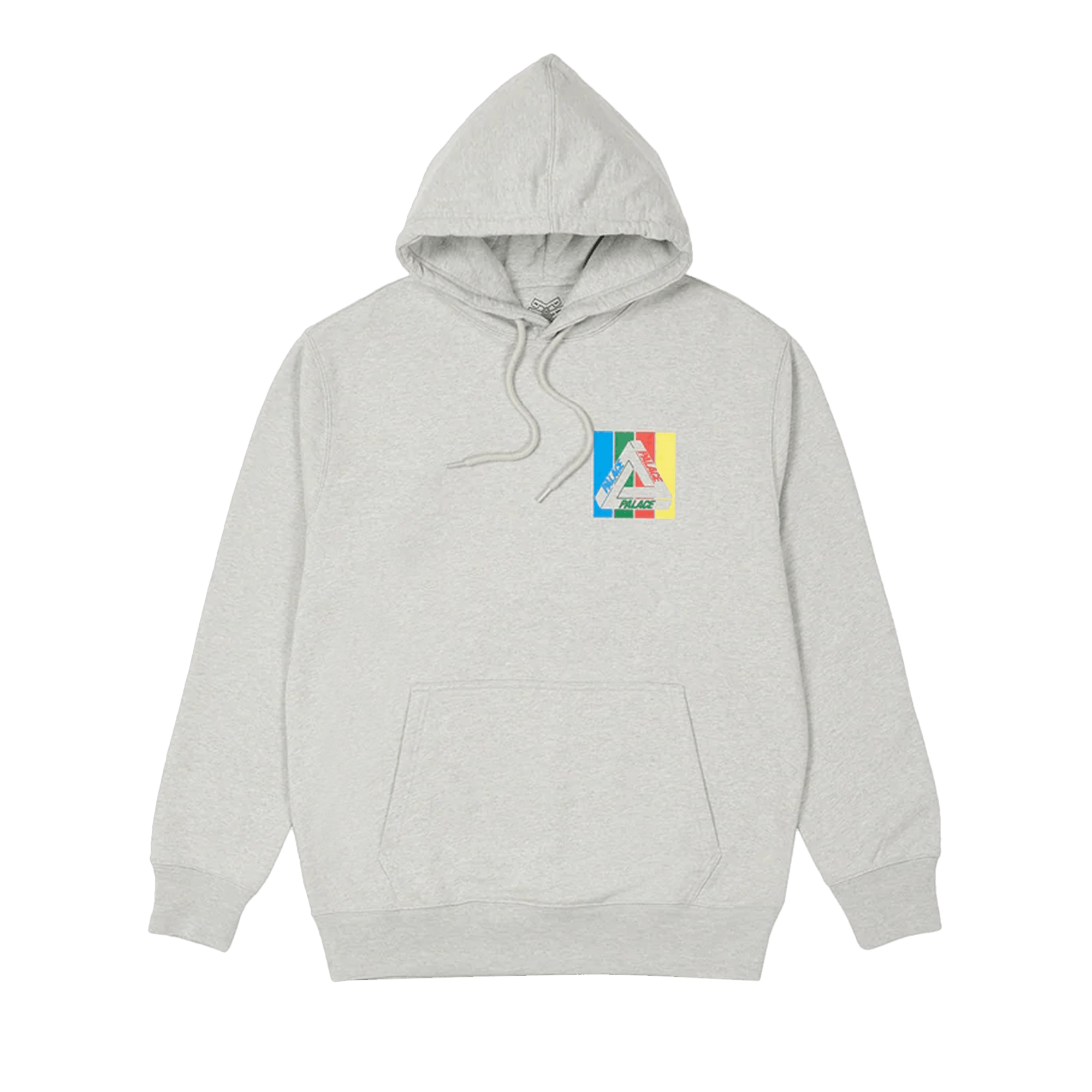Palace Tri-Emb Hood 'Grey Marl'