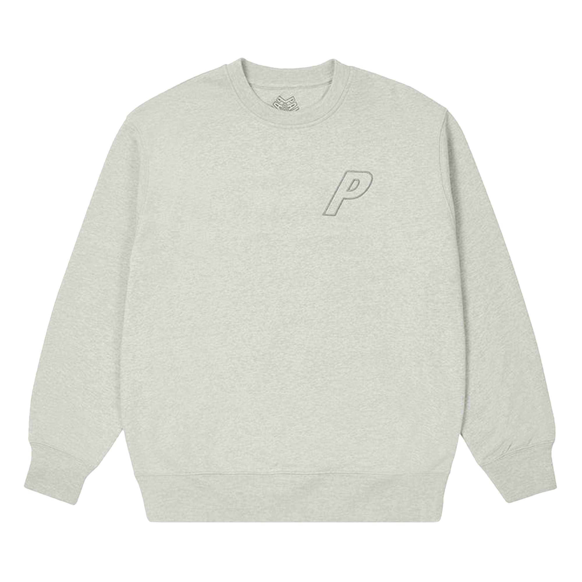 トップス palace TRI-STITCH CREW LIGHT GREY MARL Palace Tri-Stitch Crew Light Grey Marl Men's - SS22 - US