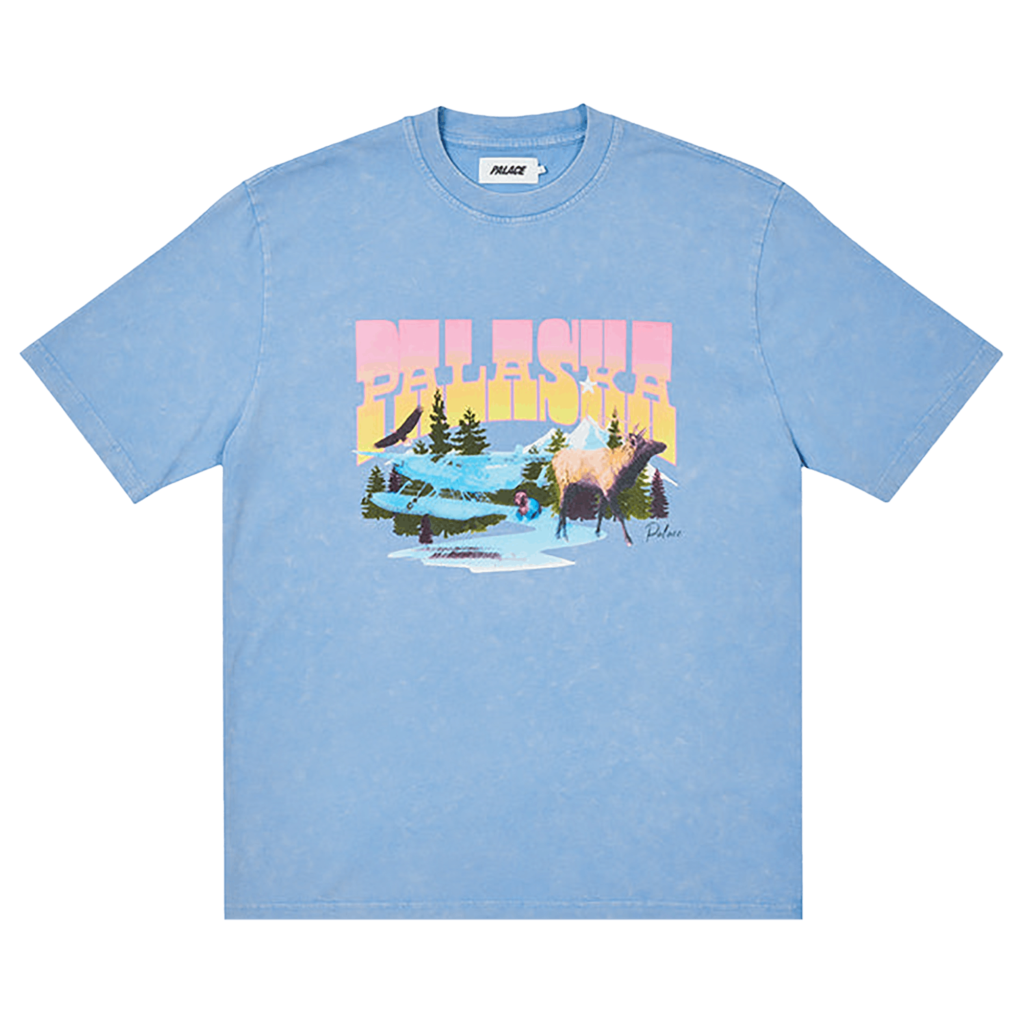 Palace Palaska Dye T-Shirt 'Blue'