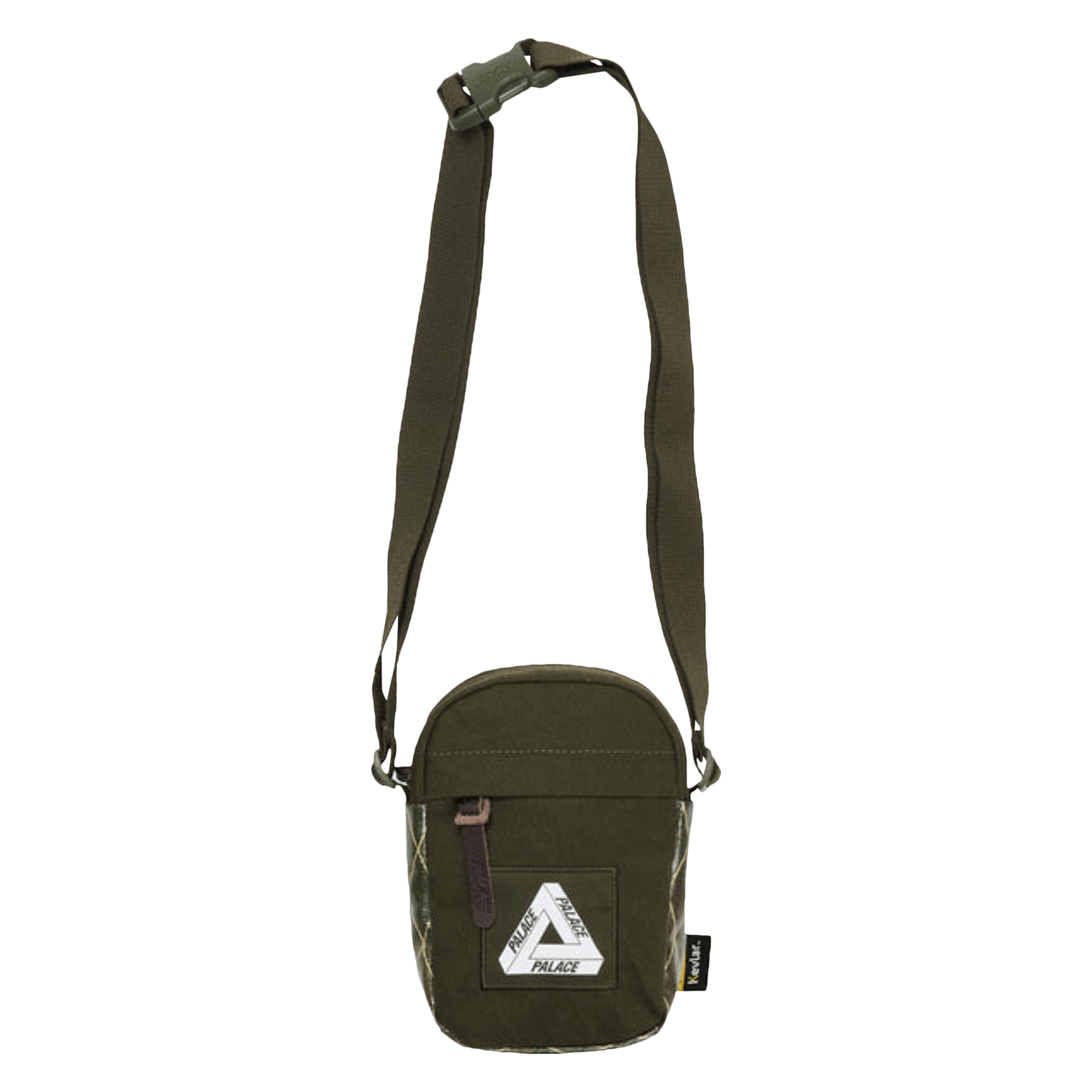 Palace X-Pac Cotton Canvas Shot Bag 'Olive'