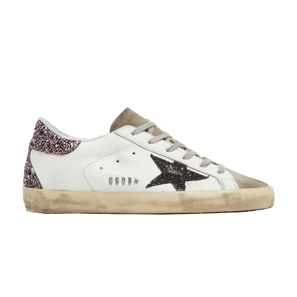 Golden Goose Wmns Superstar 'White Black Glitter'