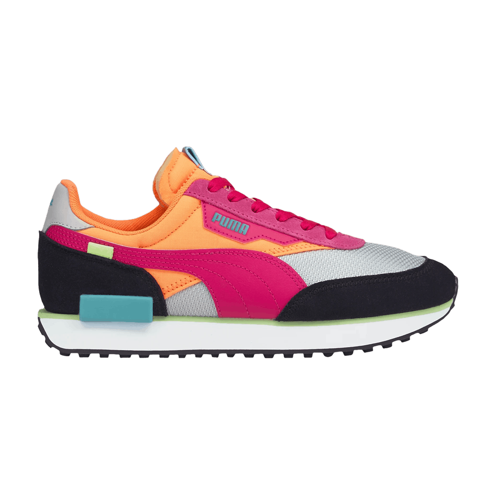 Pre-owned Puma Wmns Future Rider Soft 'grey Violet Beetroot Purple'