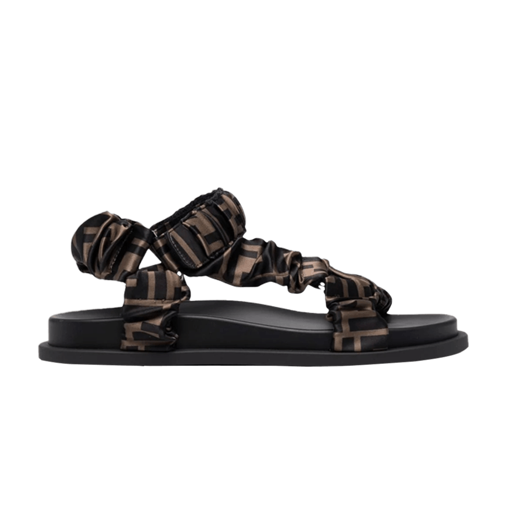 Buy Fendi Feel Sandal 'FF Jacquard - Black' - 7X1604 AJZF