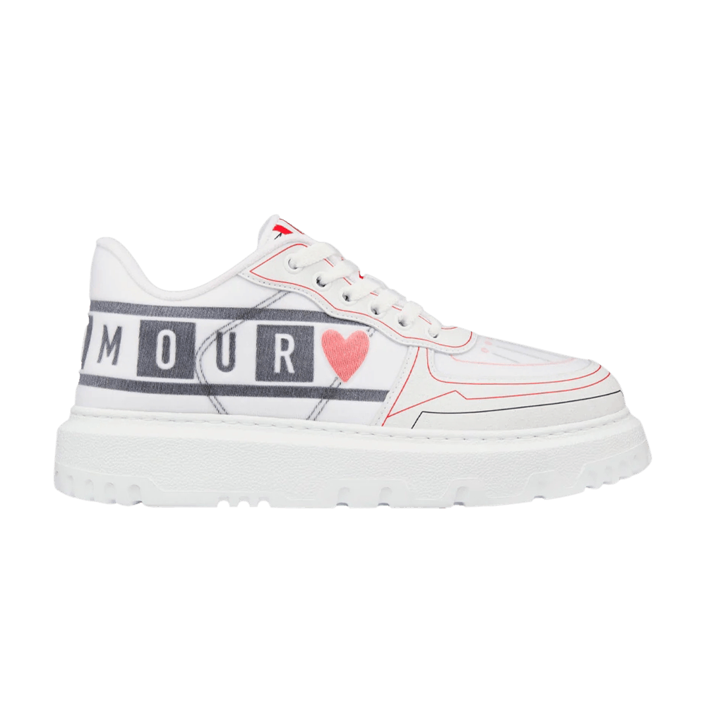 Dior Wmns Addict Sneaker 'Dioramour D Chess Heart - White'