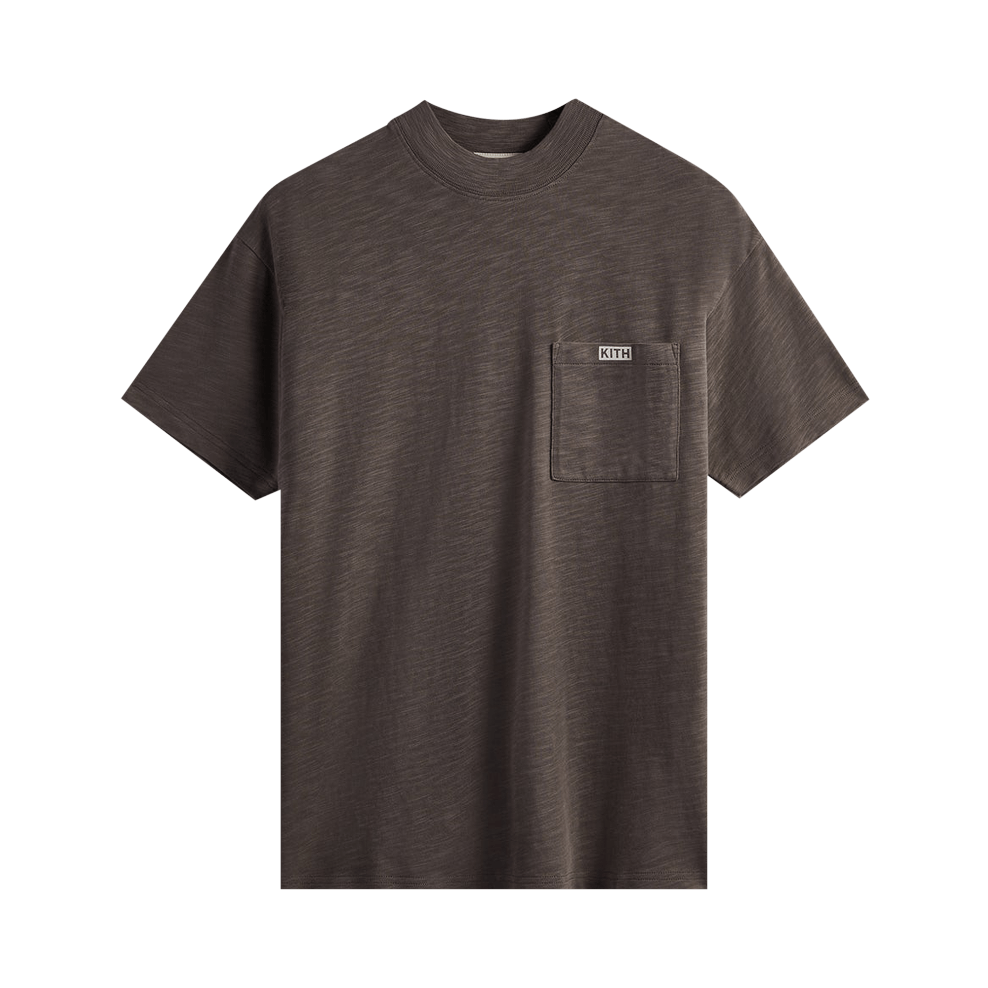Kith Mock Neck JFK Pocket Tee 'Overcast'