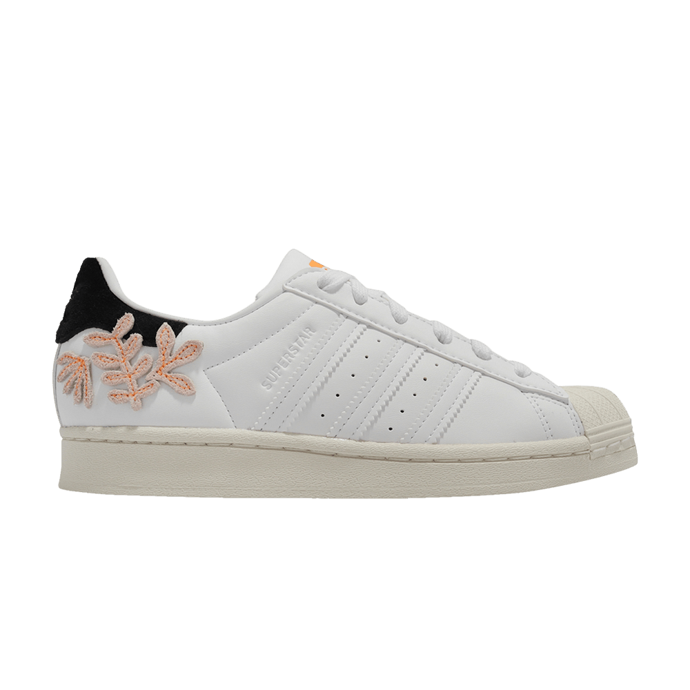 Adidas Wmns Superstar 'Floral Patches - White Flash Orange'
