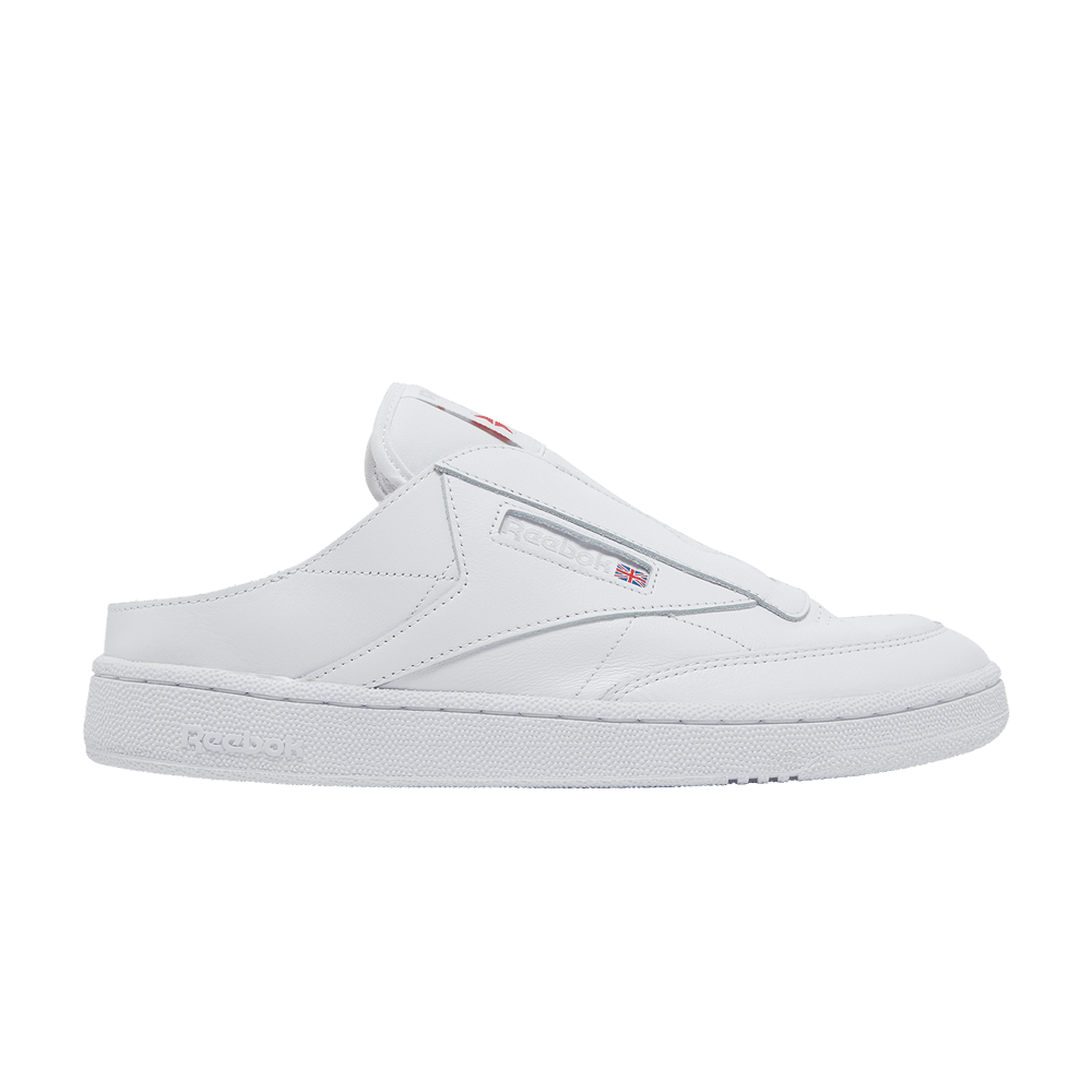 Reebok Club C Laceless Mule Triple White