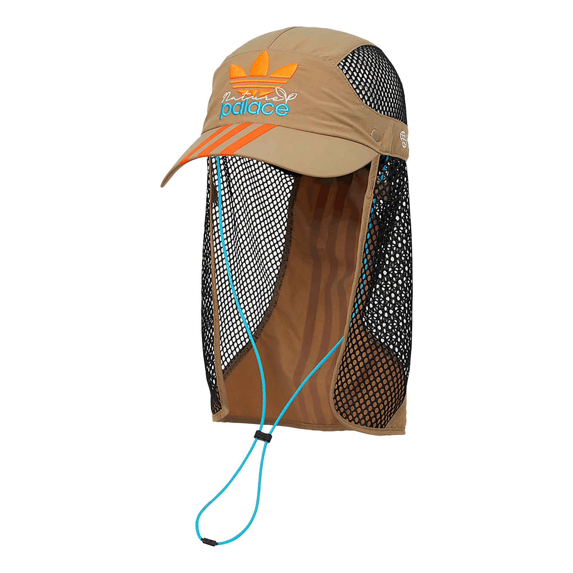 Palace x adidas Nature Cap 'Blanch Cargo/Signal Orange'