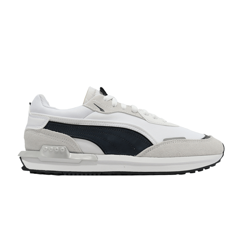 Pre-owned Puma City Rider 'white Grey Black'