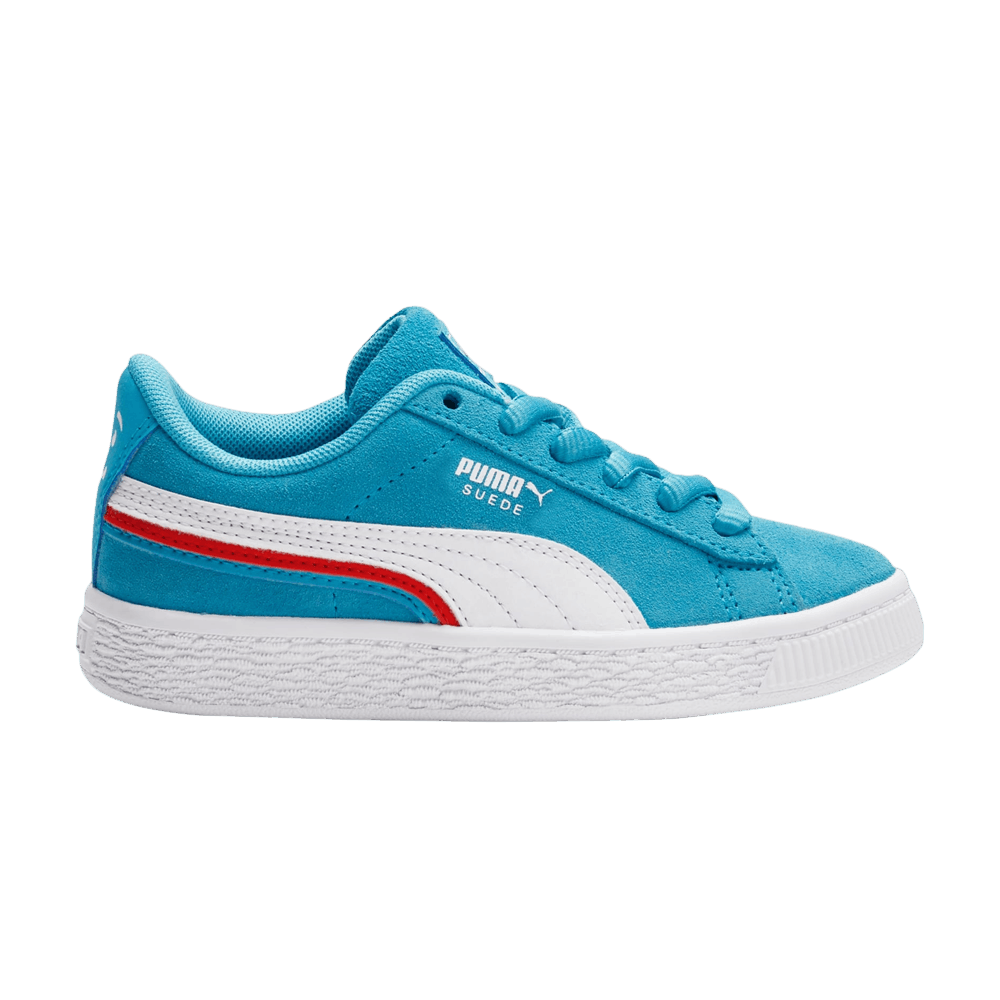 Pre-owned Puma Kool-aid X Suede Triplex Little Kid 'white Blue Atoll'