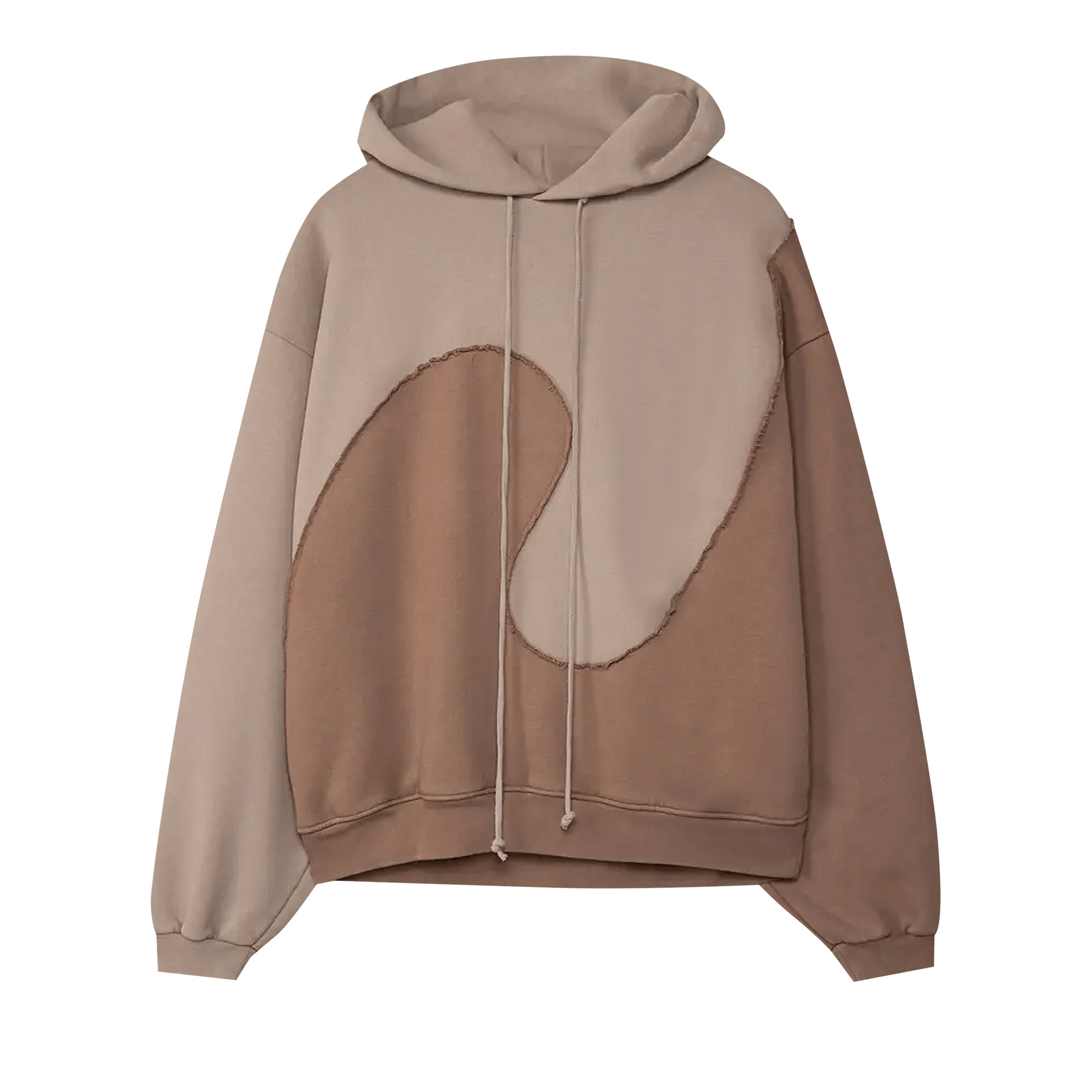 Pre-owned Erl Wave Hoodie 'washed Brown'