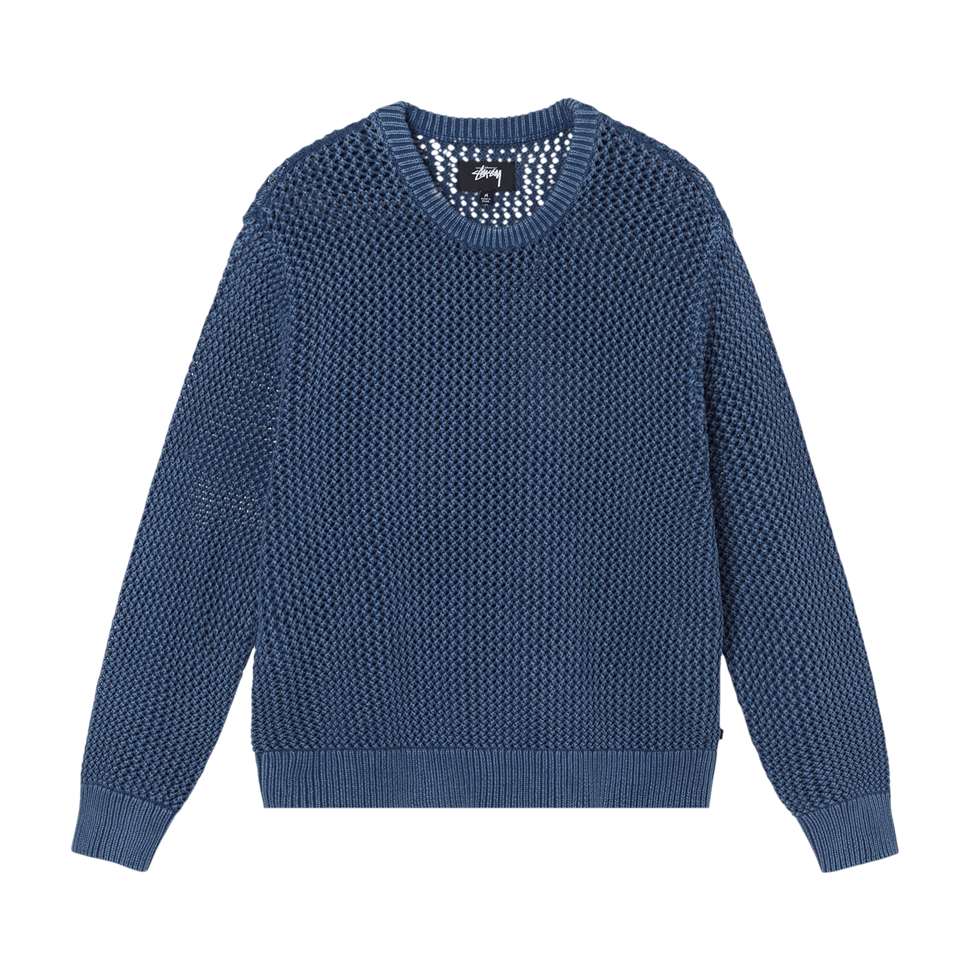 Stussy Pigment Dyed Loose Gauge Sweater 'Navy'