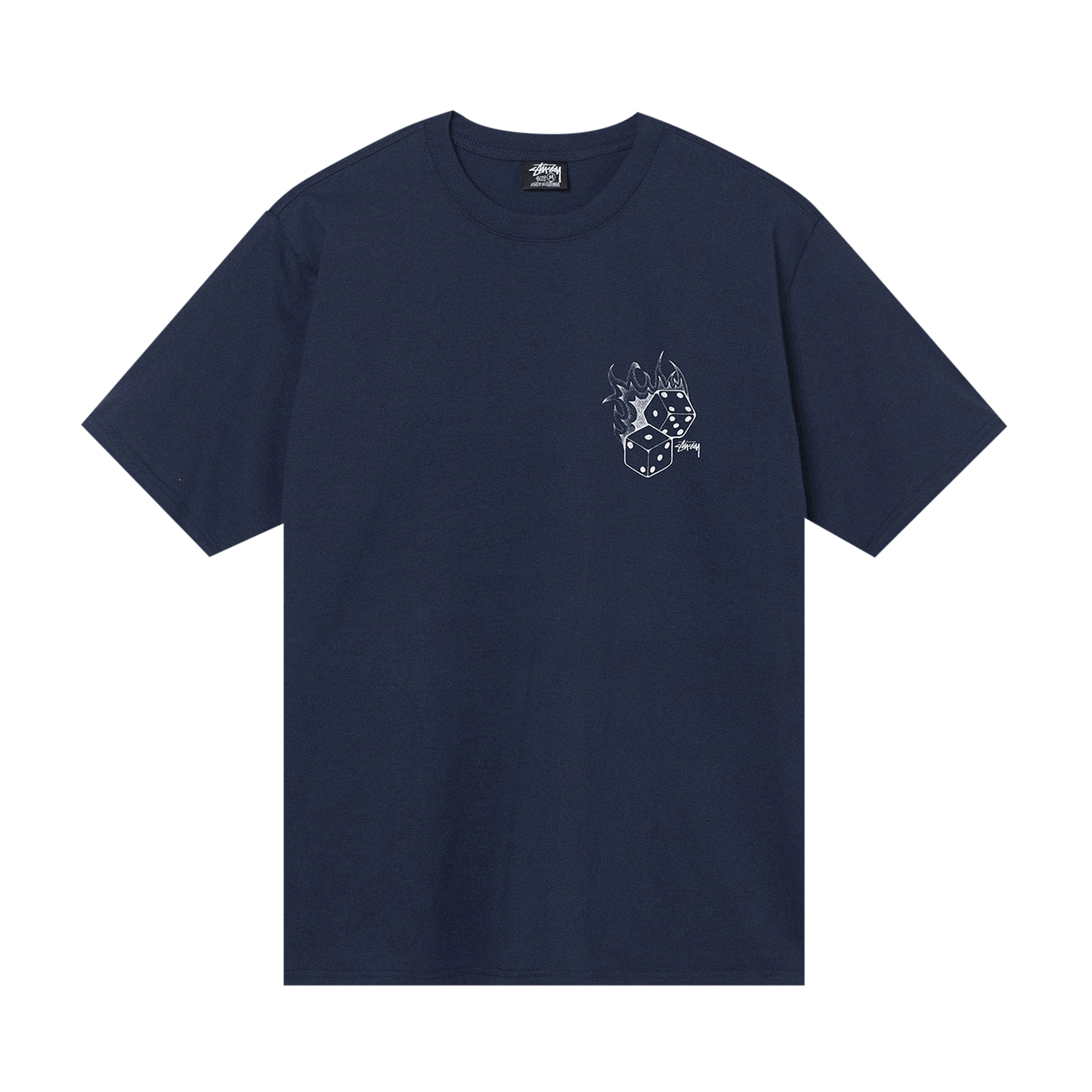 Stussy Fire Dice Tee 'Navy'