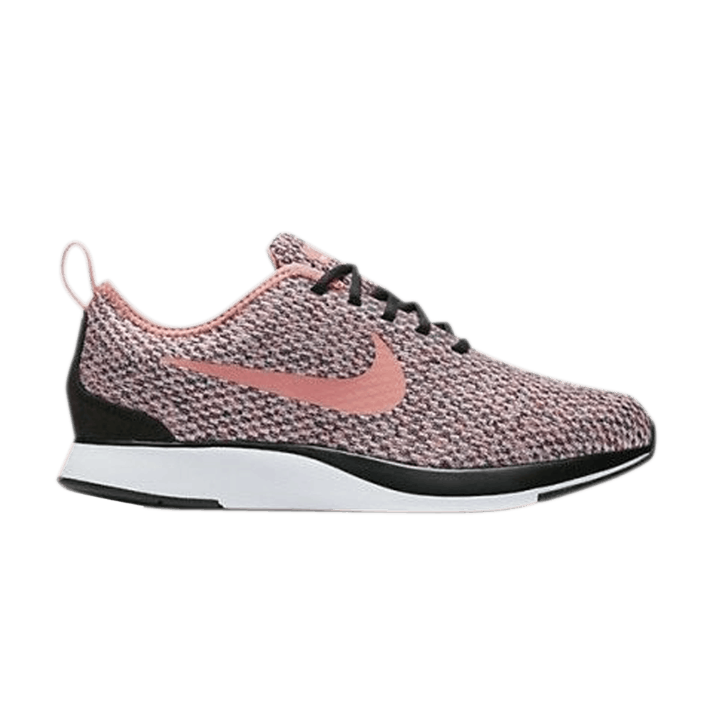 Pre-owned Nike Dualtone Racer Se Gs 'black Sunblush' In Pink