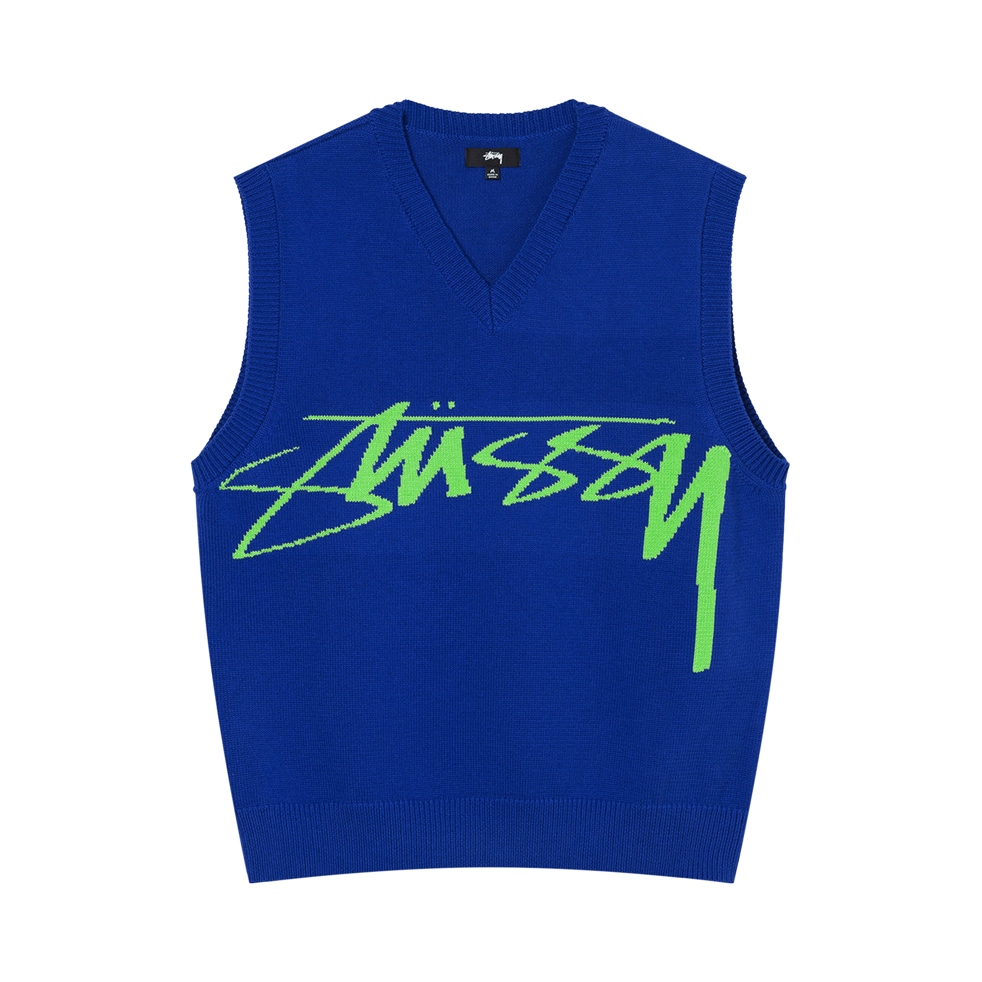 Stussy Sweater Vest 'Blue'