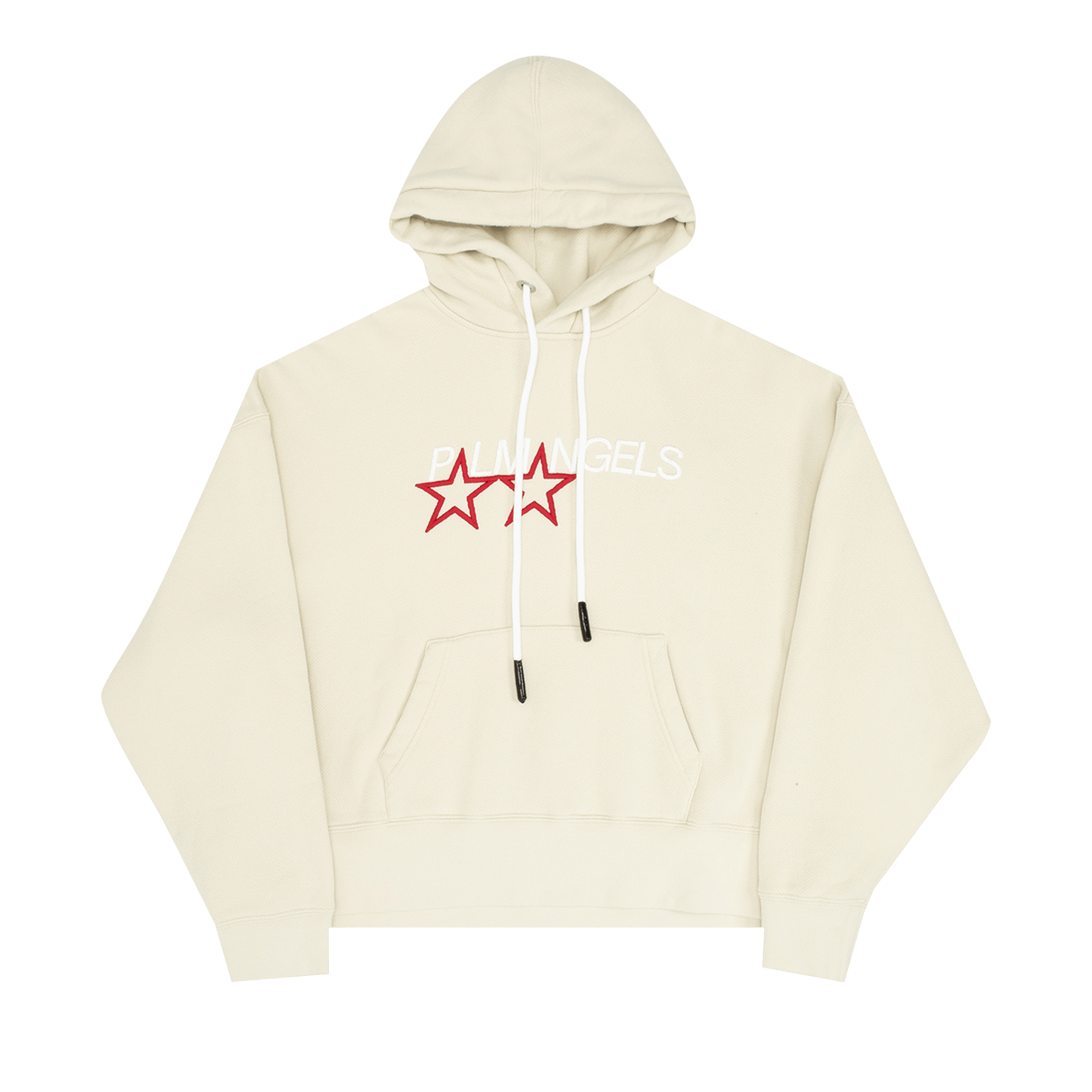 Palm Angels Racing Star Hoodie 'Light Grey'