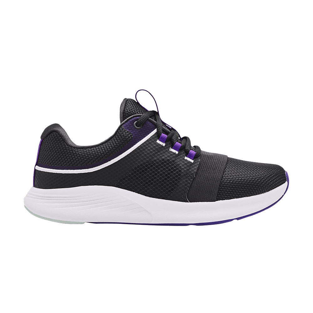 Pre-owned Under Armour Wmns Charged Breathe Bliss 'jet Grey Grape'