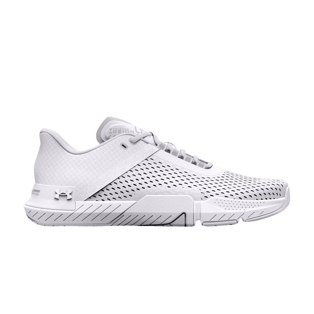 Pre-owned Under Armour Wmns Tribase Reign 4 'triple White'