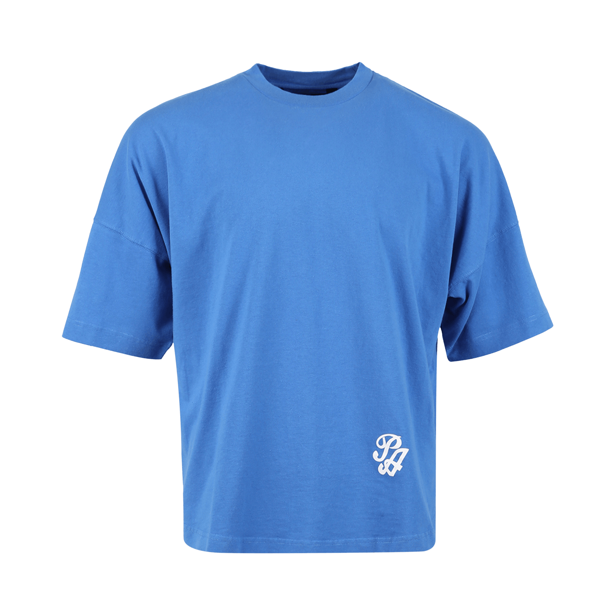 Palm Angels Marine Logo Over Tee 'Blue/White'