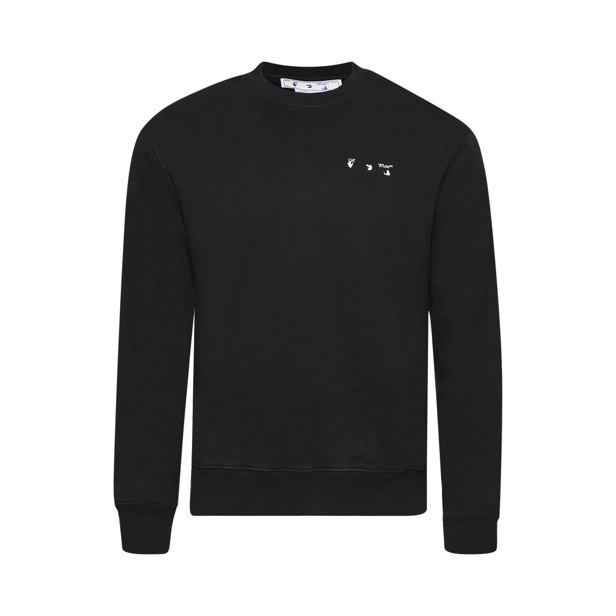 Off-White Caravag Paint Slim Crewneck 'Black'
