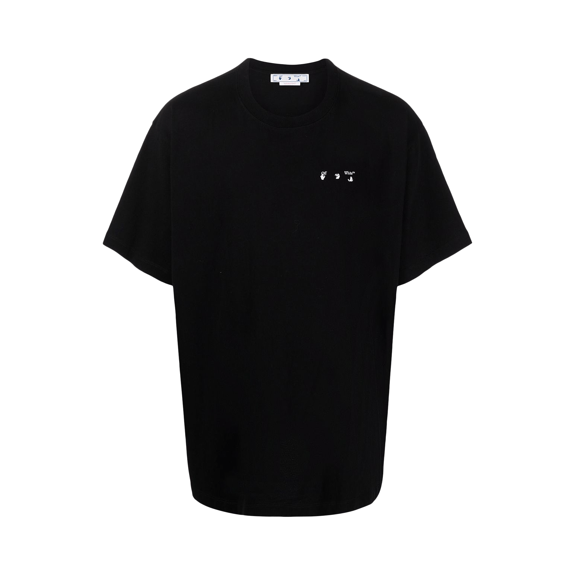 Off-White Caravag Paint Slim Short-Sleeve Tee 'Black'