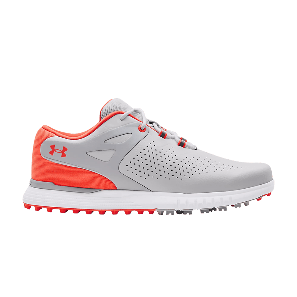 Pre-owned Under Armour Wmns Charged Breathe Spikeless 'white Halo Grey'