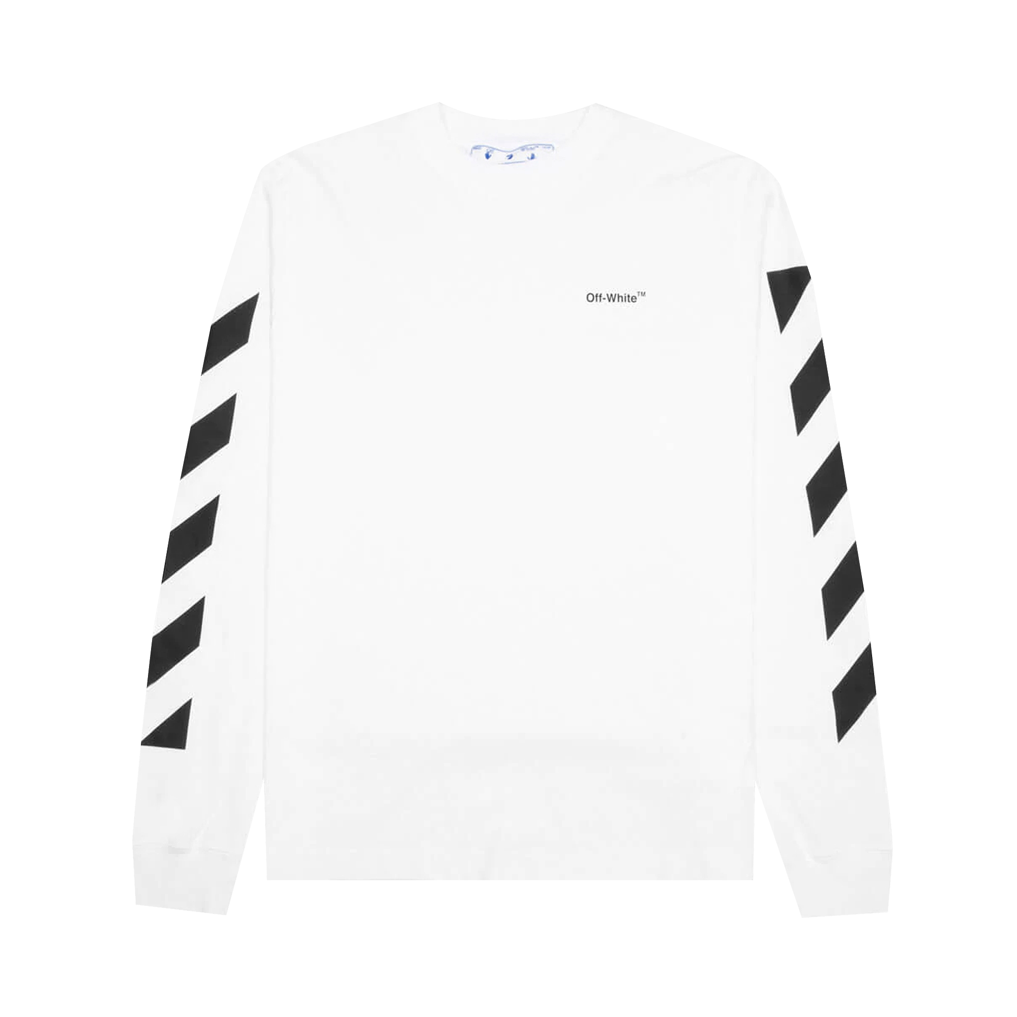 Off-White Diag Helvetica Skate Long-Sleeve Tee 'White/Black'