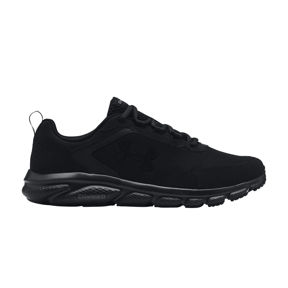 Pre-owned Under Armour Charged Assert 9 4e Wide 'triple Black'