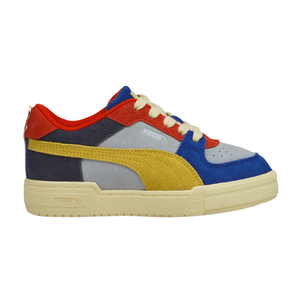 Pre-owned Puma Tinycottons X Ca Pro Little Kid 'forever Blue Aspen Gold'