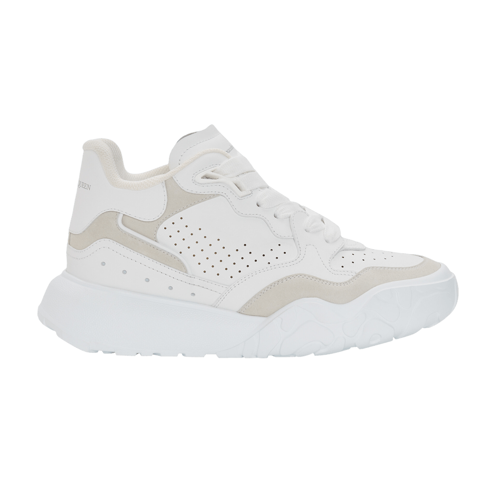 Alexander McQueen Wmns Court Trainer 'White Silver'