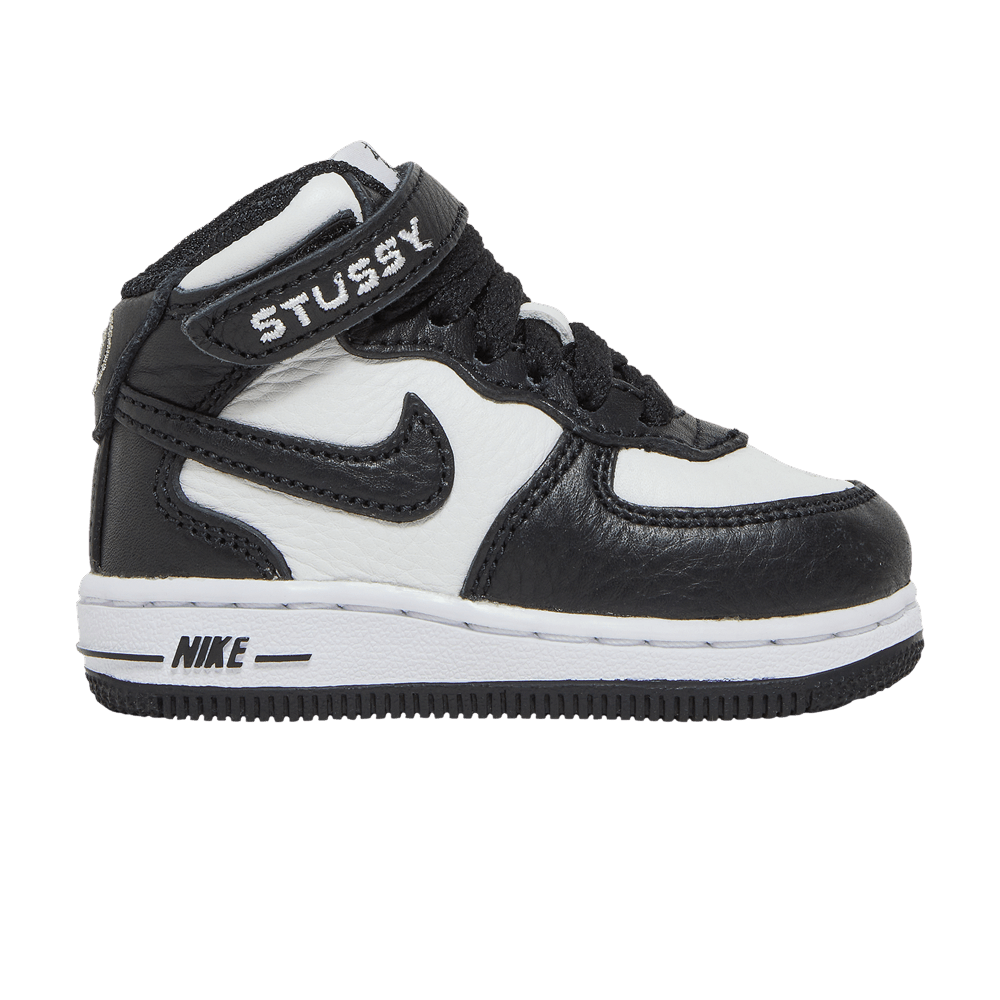 Stussy x Nike Air Force 1 Mid TD 'Black White'