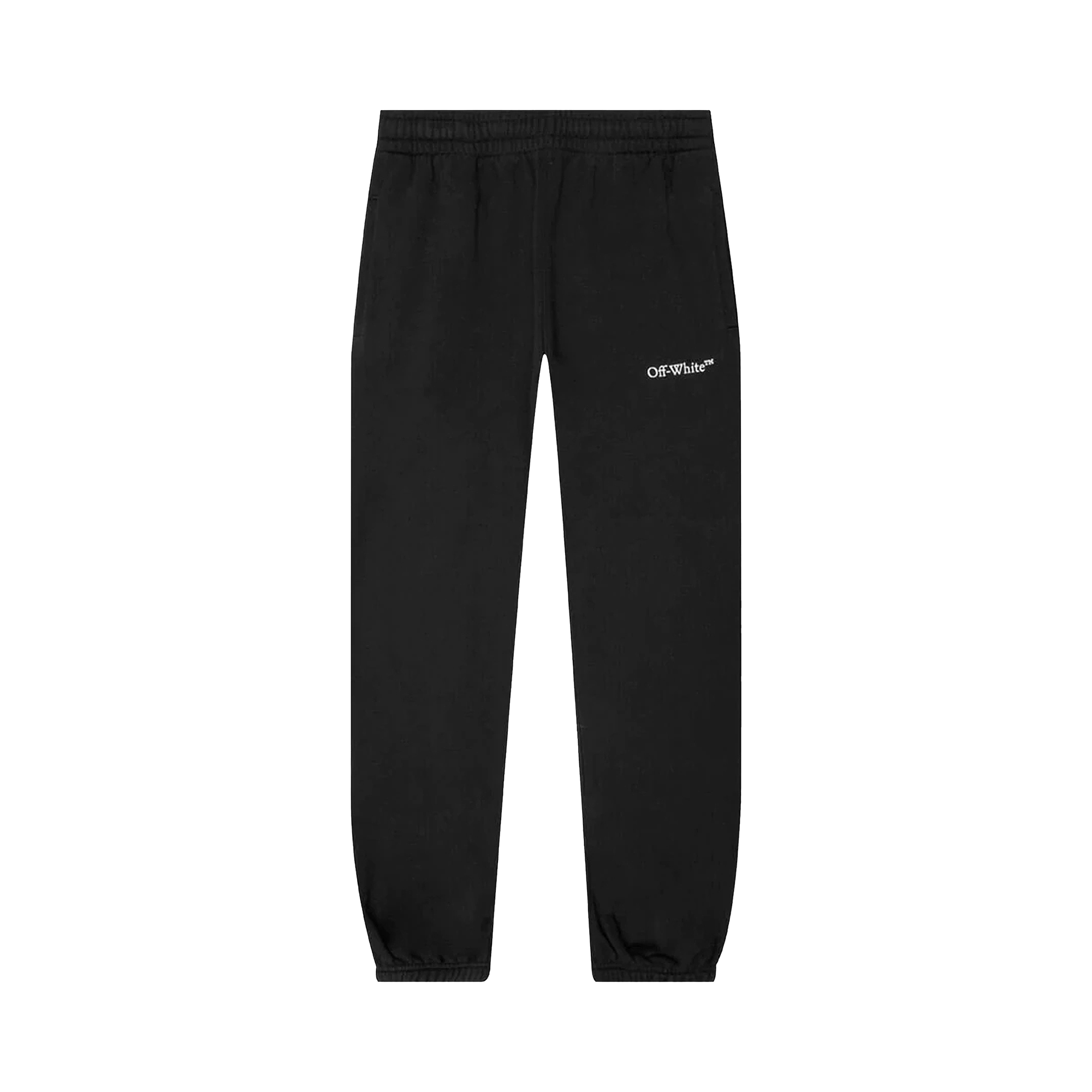 Off-White Caravag Paint Shorten Sweatpant 'Black/White'