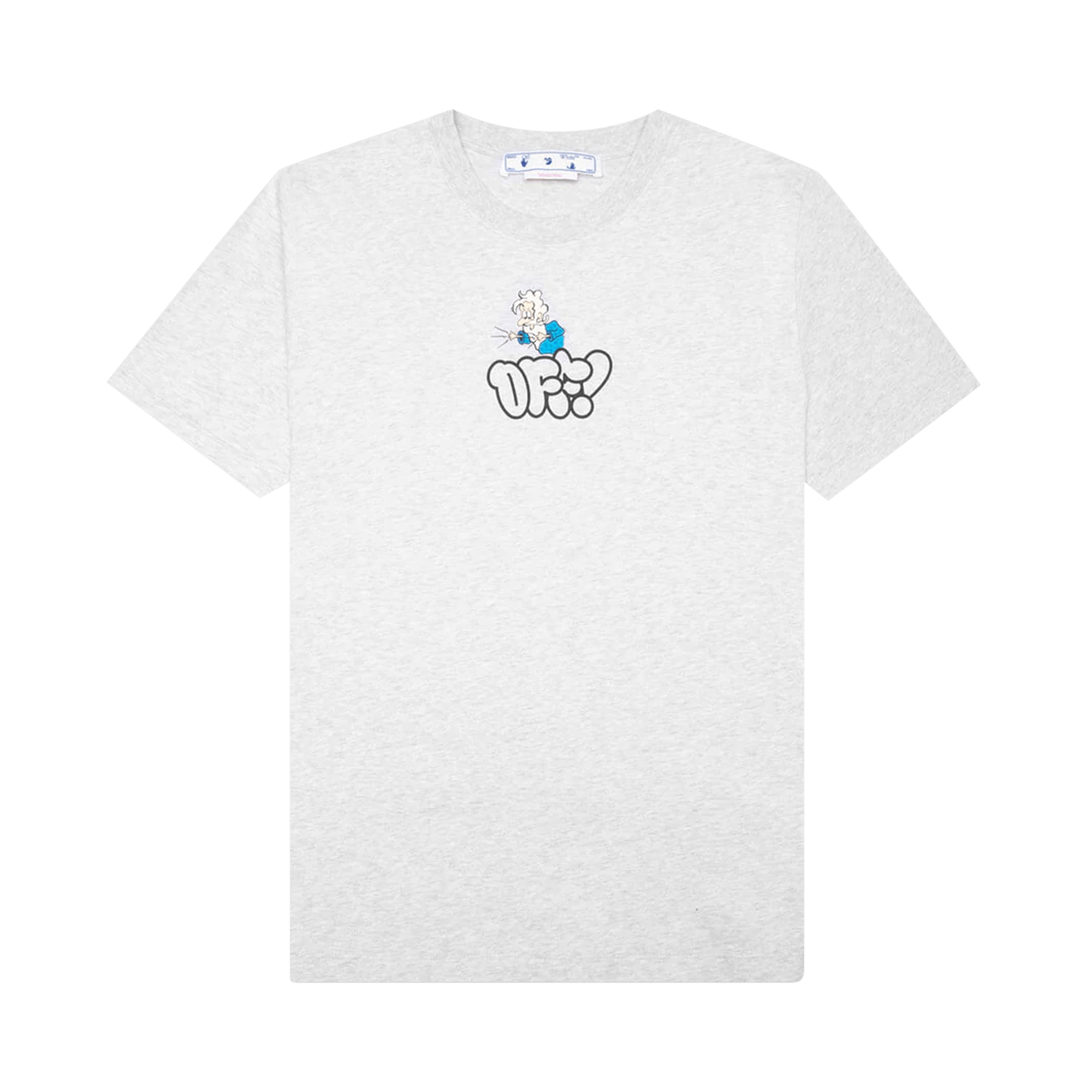Off-White Off Graffiti Slim Short-Sleeve Tee 'Melange Grey'
