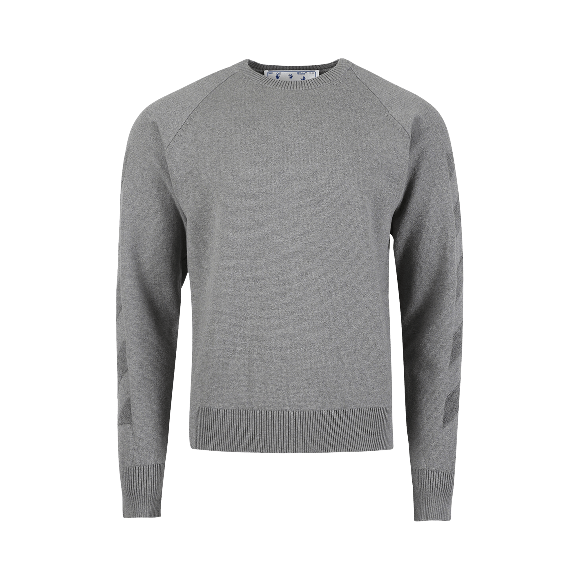 Off-White Diag Sweat It Knit Crewneck 'Medium/Grey'