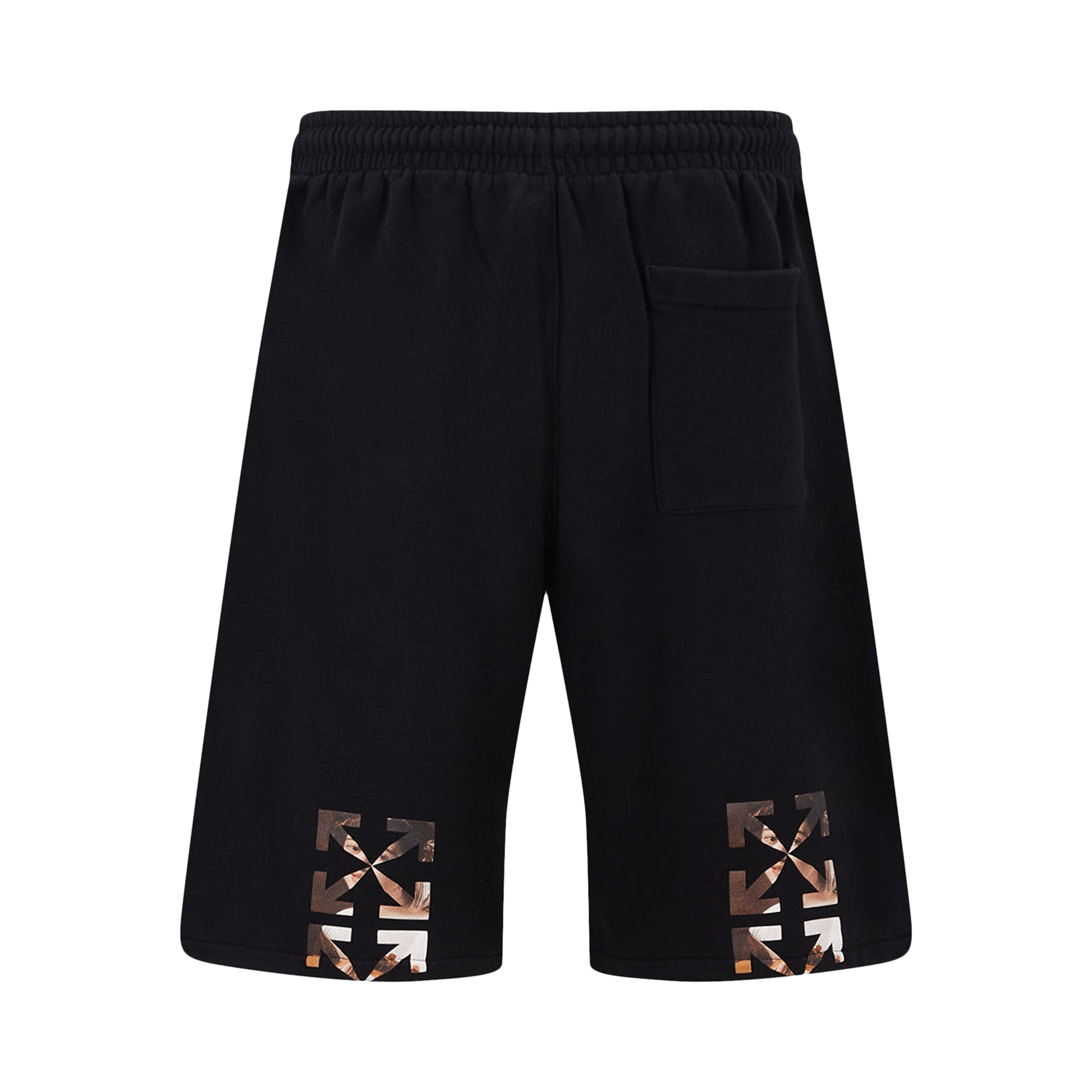 Off-White Caravaggio Lute Skate Sweatshort 'Black/White'