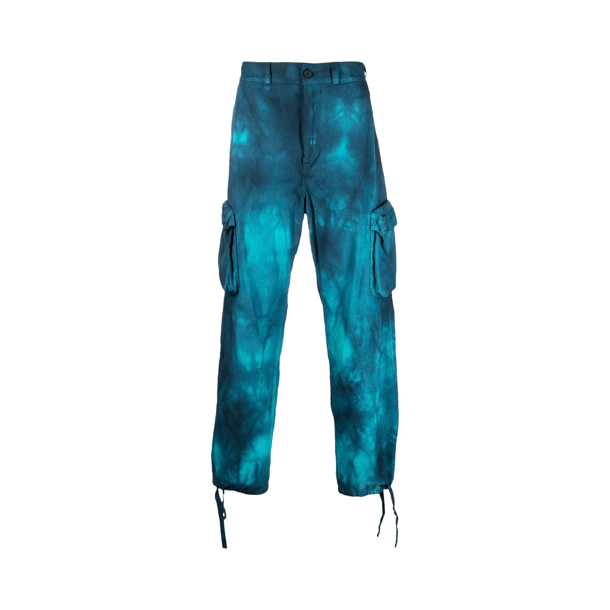 Off-White Tie Dye Contour Cargo Pant 'Turquoise'