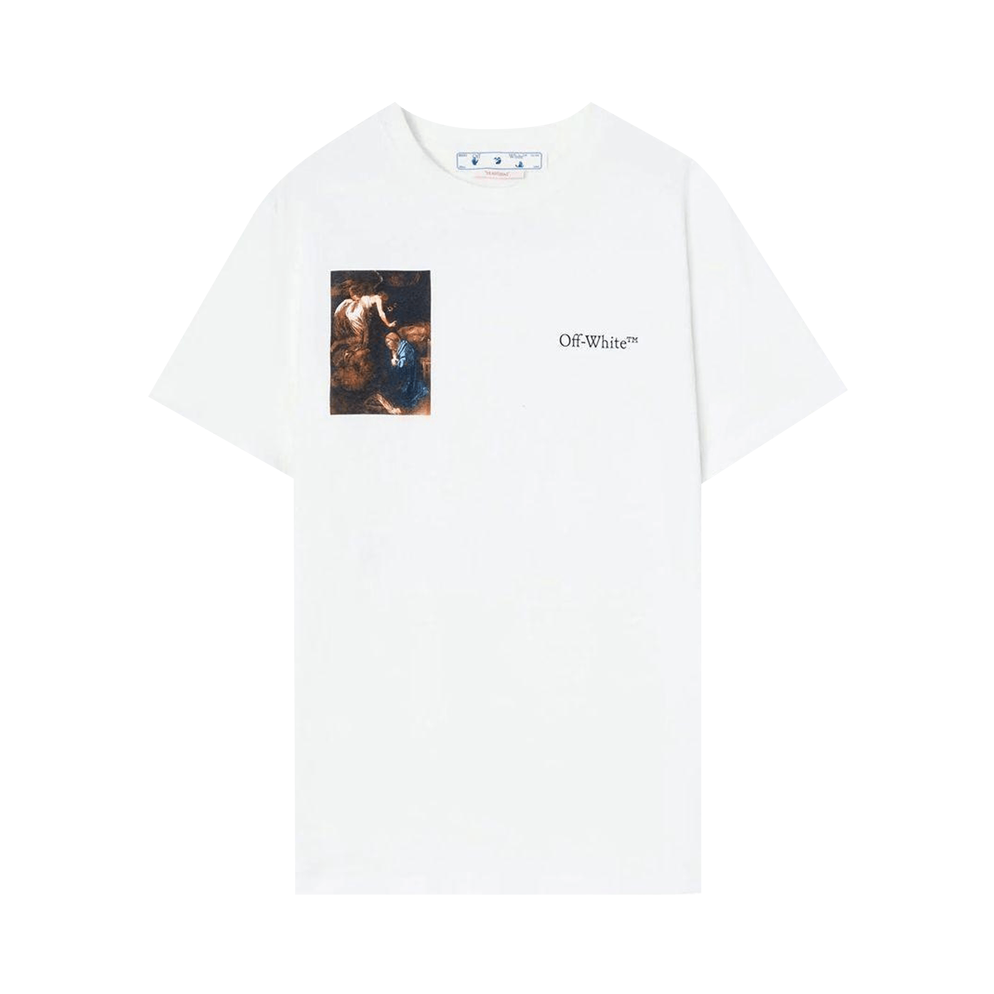 Off-White Caravaggio Lute Slim Tee 'White/Black'