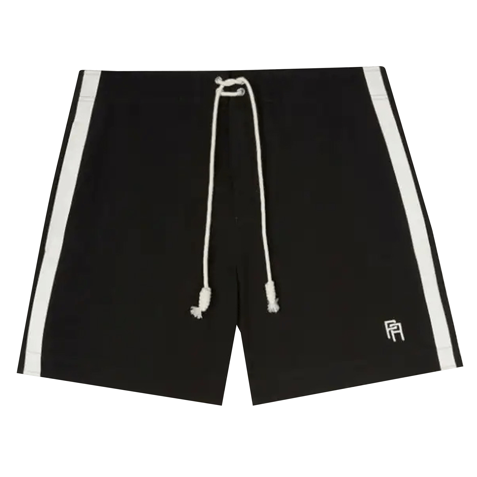 Palm Angels Monogram Swim Short 'Black/White'