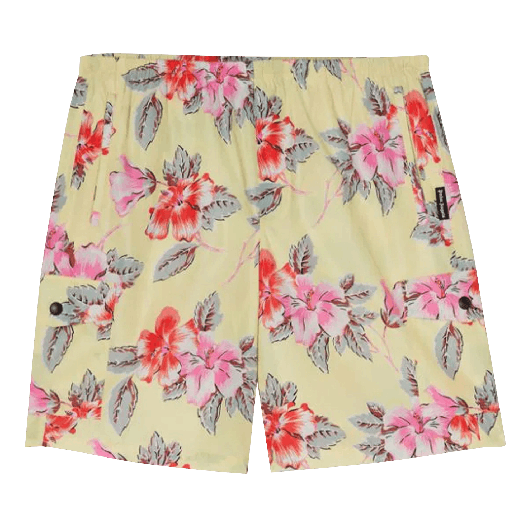 Palm Angels Hibiscus Swim Short 'Yellow/White'