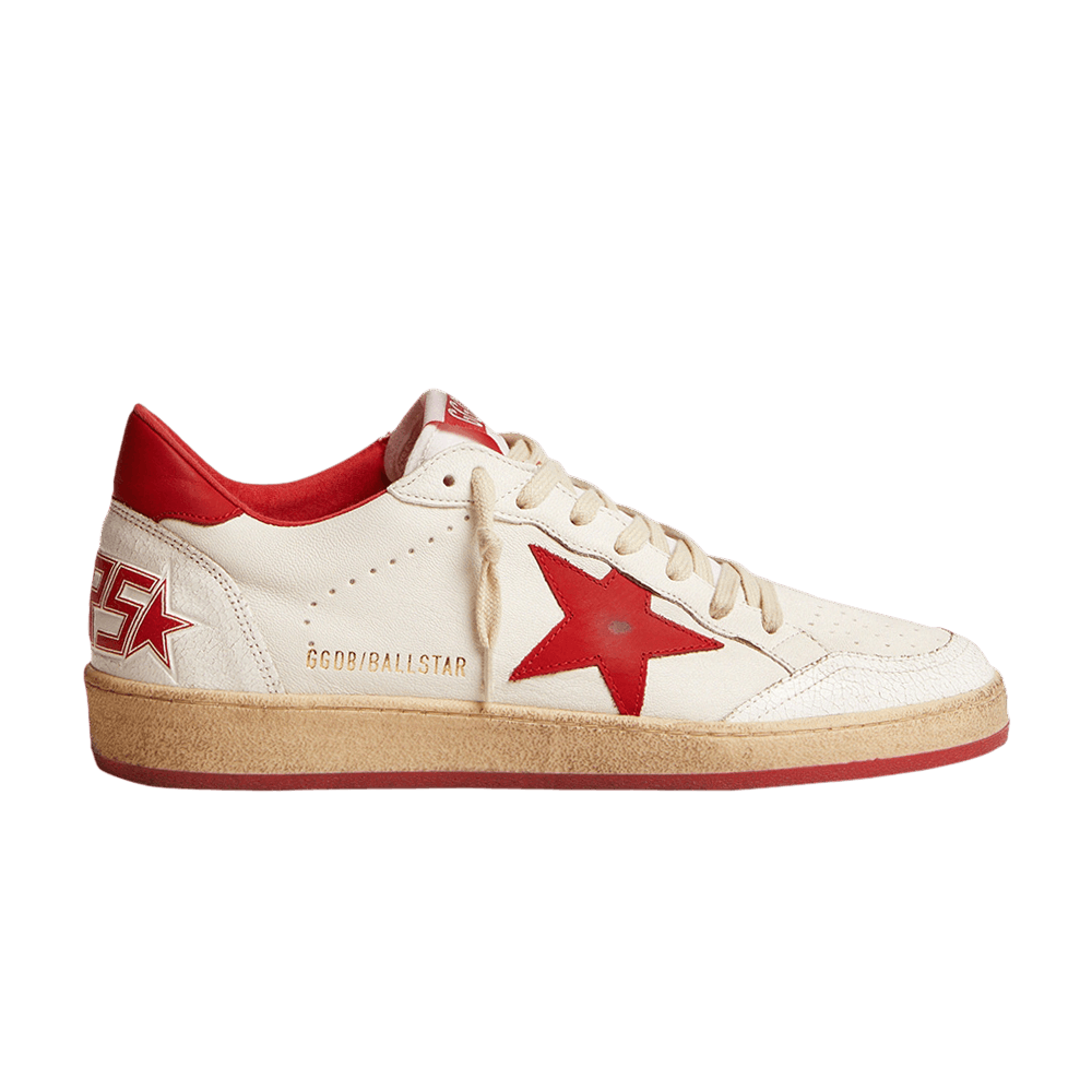 Golden Goose Ball Star 'White Red'