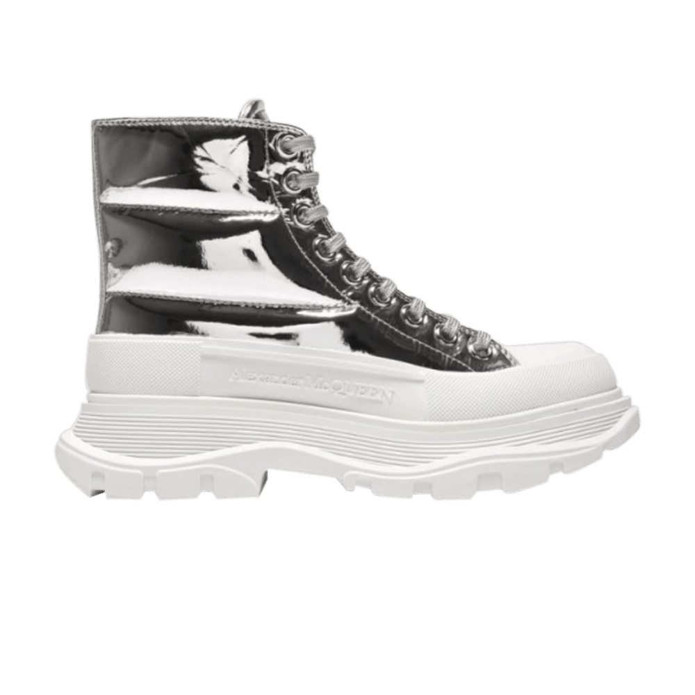 Alexander McQueen Wmns Tread Slick Boot 'Silver'