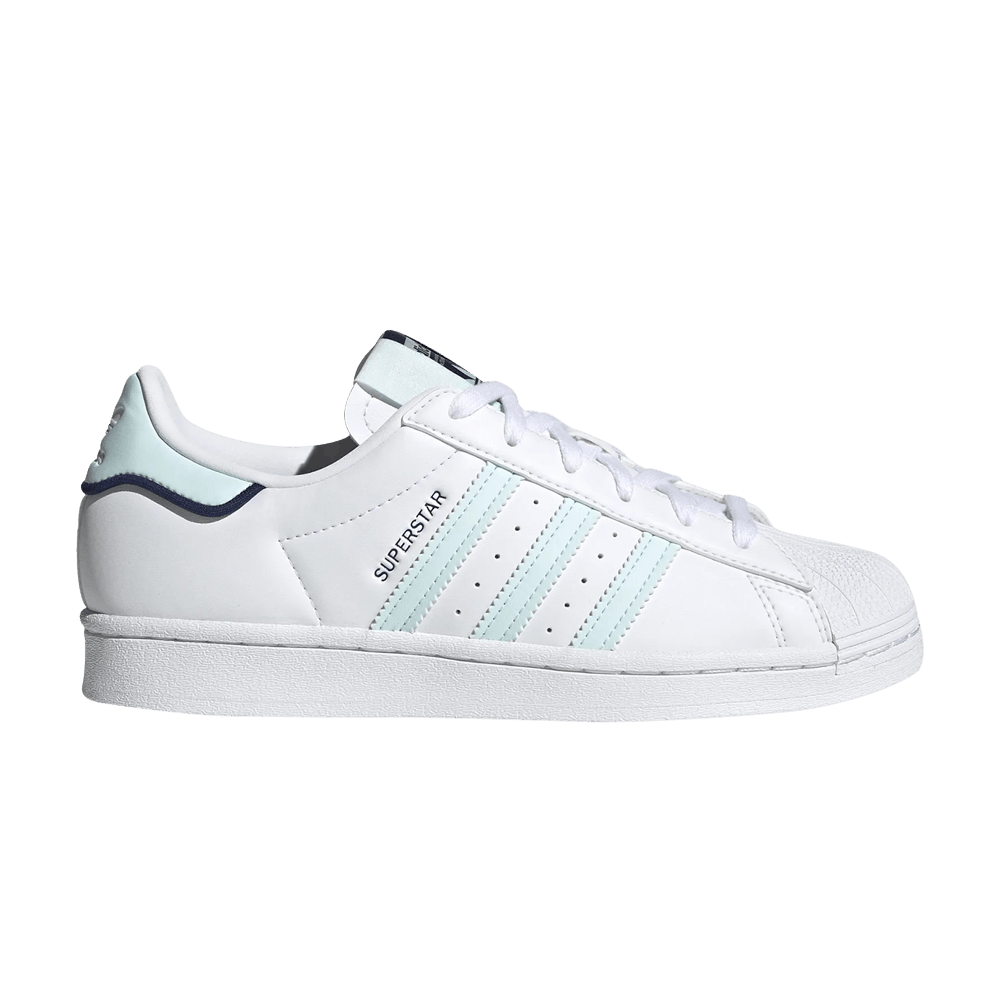 Pre-owned Adidas Originals Wmns Superstar 'white Almost Blue'