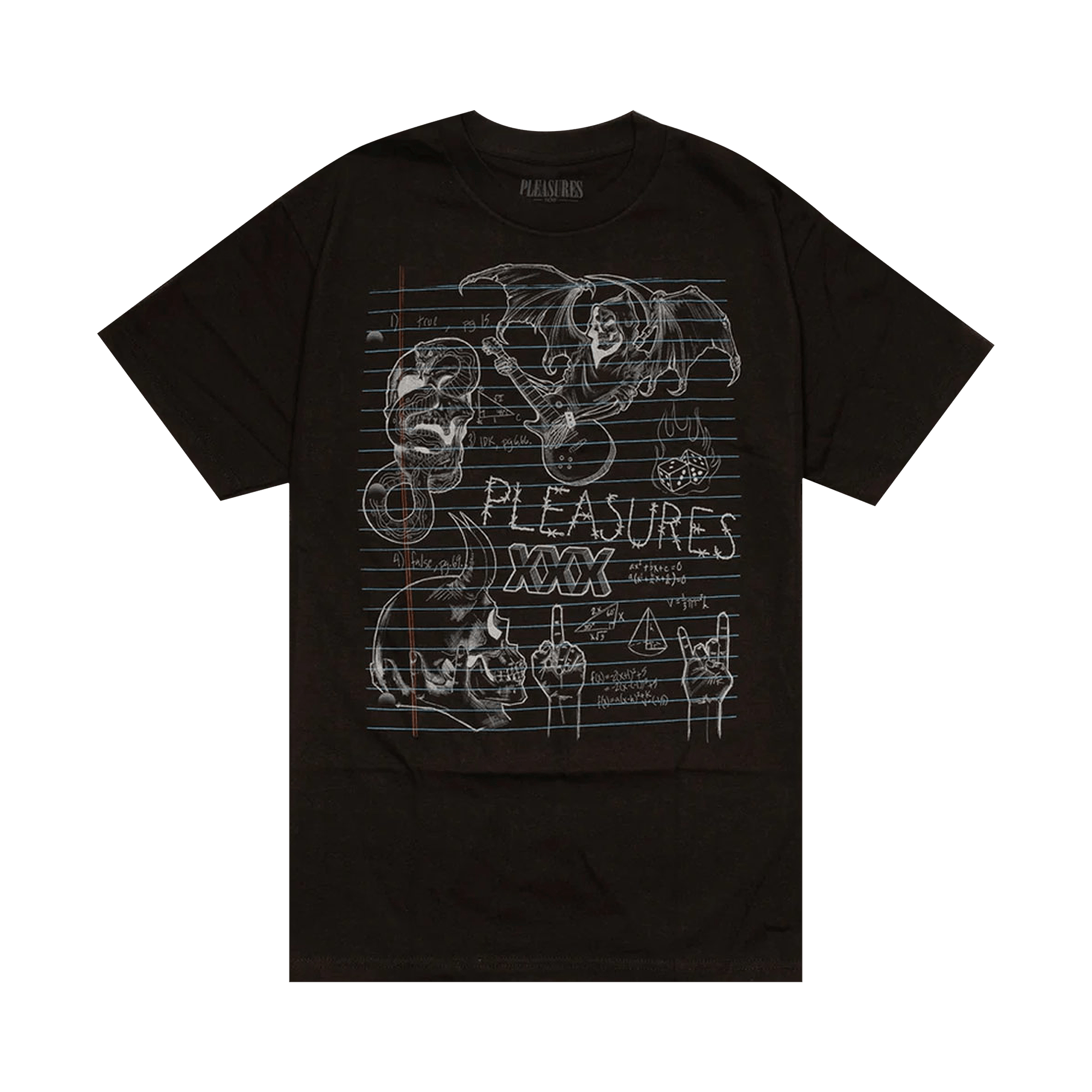 Pleasures Homework T-Shirt 'Black'