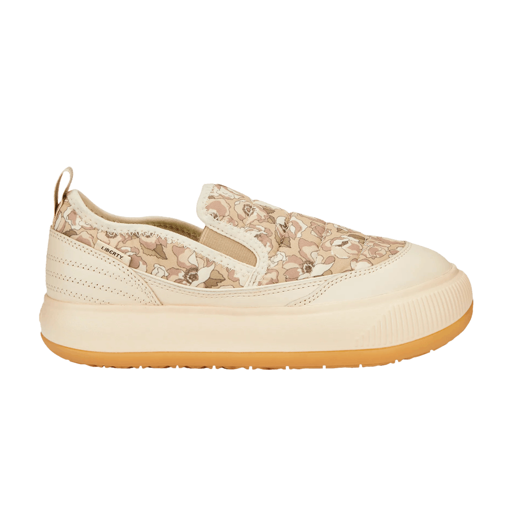 Pre-owned Puma Liberty Of London X Wmns Suede Mayu Slip-on 'sun Kiss' In Tan