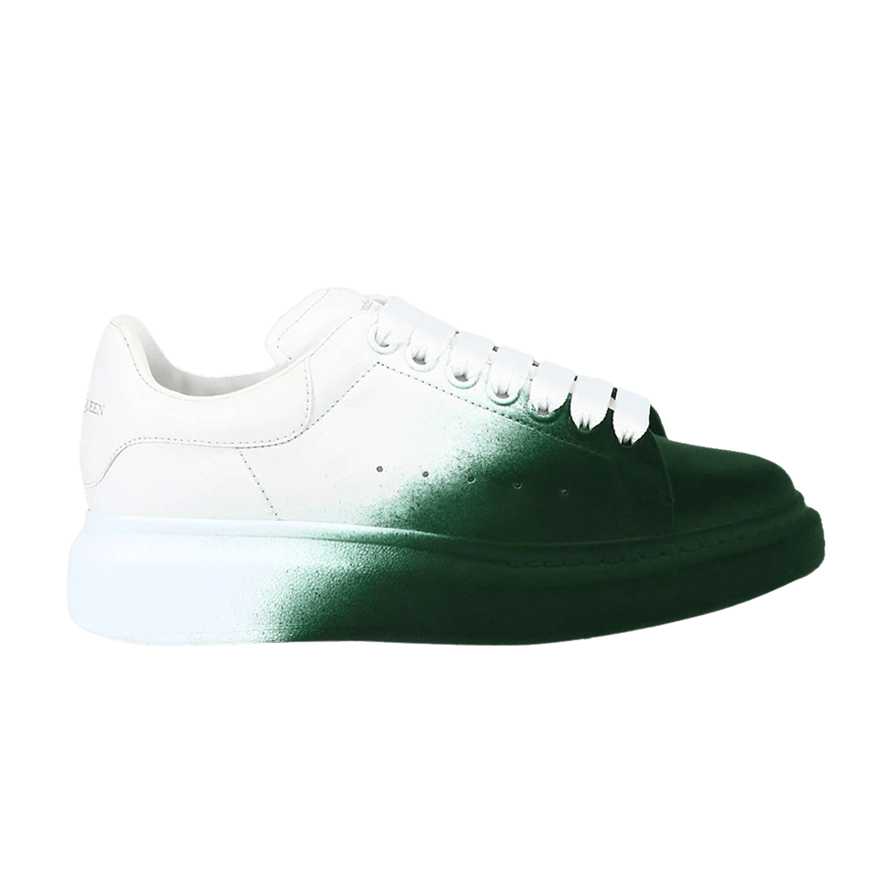 Alexander McQueen Wmns Oversized Sneaker 'Sprayed Ombre - Forest Green'